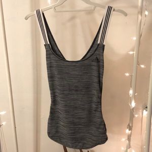 Grey adidas tank top